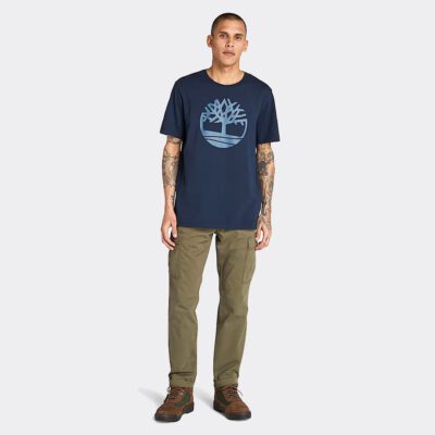 Timberland Kennebek River Tree Logo Ανδρικό T-Shirt