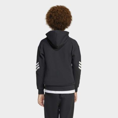 adidas Future Icons 3-Stripes Full-Zip Hooded Παιδική Ζακέτα με Κουκούλα