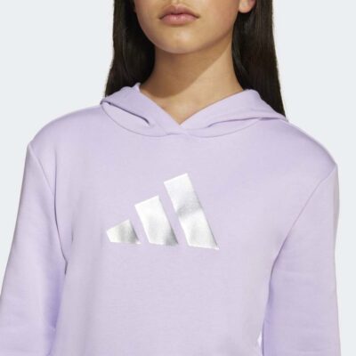 adidas Glam Graphic Παιδικό Φούτερ με Κουκούλα