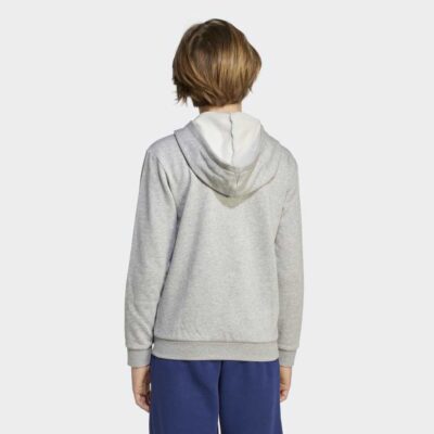 adidas Seasonals Essentials Collegiate Typography Full-Zip Παιδική Ζακέτα με Κουκούλα