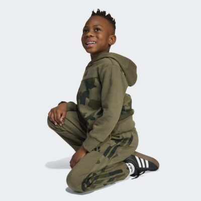 adidas Seasonal Essentials Little Kids Camo Fleece Jogger Παιδικό Σετ