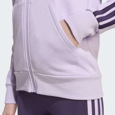 adidas Essentials Full-Zip Hoodie Παιδική Ζακέτα με Κουκούλα