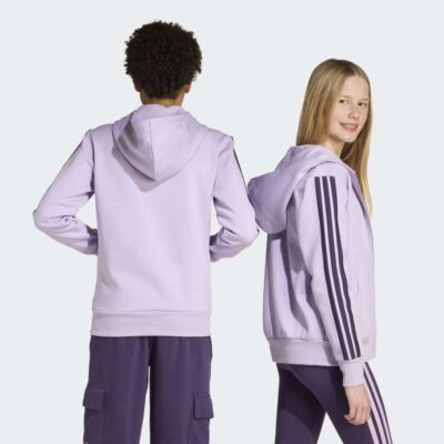 adidas Essentials Full-Zip Hoodie Παιδική Ζακέτα με Κουκούλα