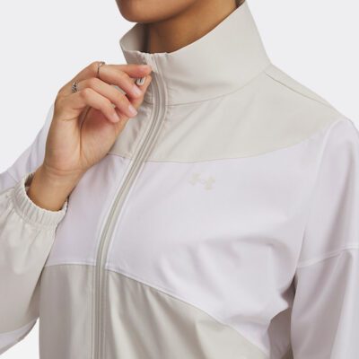 Under Armour UA Woven Full-Zip Αντιανεμική Γυναικεία Ζακέτα
