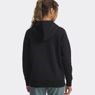 Under Armour Rival Fleece Shimmer Γυναικείο Φούτερ με Κουκούλα