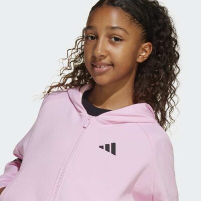 adidas Future Icons 3-Stripes Full-Zip Hooded Παιδική Ζακέτα με Κουκούλα