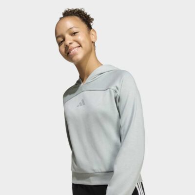adidas Junior Girl Holiday Glam Cropped Παιδικό Φούτερ με Κουκούλα