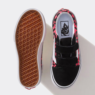 Vans Old Skool V Glitter Leopard Παιδικά Παπούτσια