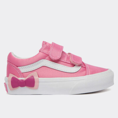 Vans Old Skool V Bow Pink Παιδικά Παπούτσια (VN000EDCFRQ1)