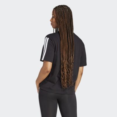 adidas Essentials 3-Stripes Boyfriend Tee-Stripes Cotton Γυναικείο T-Shirt