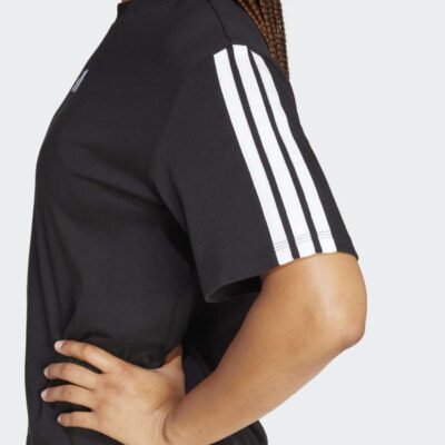 adidas Essentials 3-Stripes Boyfriend Tee-Stripes Cotton Γυναικείο T-Shirt