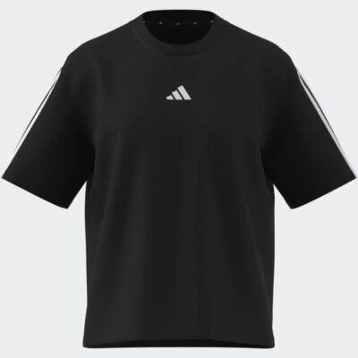 adidas Essentials 3-Stripes Boyfriend Tee-Stripes Cotton Γυναικείο T-Shirt