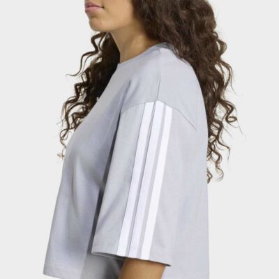 adidas Essentials 3-Stripes Cotton Loose Γυναικείο T-Shirt