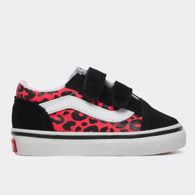 Vans Old Skool V Glitter Leopard Βρεφικά Παπούτσια (VN000CRWFOC1)
