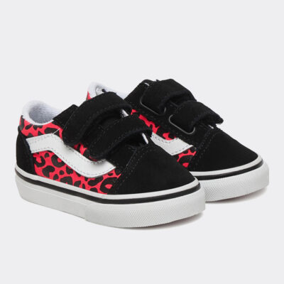 Vans Old Skool V Glitter Leopard Βρεφικά Παπούτσια