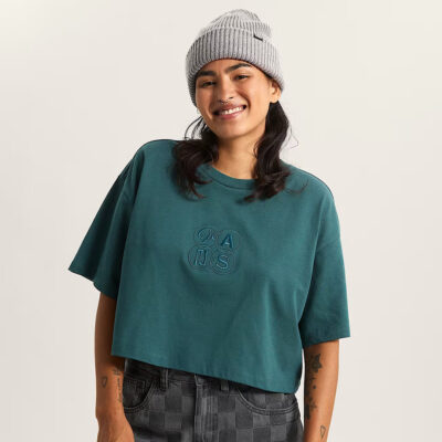 Vans Ellipse Relax Crop Γυναικείο T-Shirt (VN000XDWFRJ1)