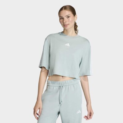 adidas Essentials 3-Stripes Cotton Loose Γυναικείο T-Shirt (KC5223)