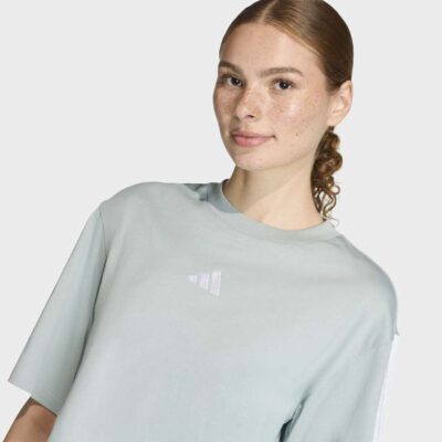 adidas Essentials 3-Stripes Cotton Loose Γυναικείο T-Shirt