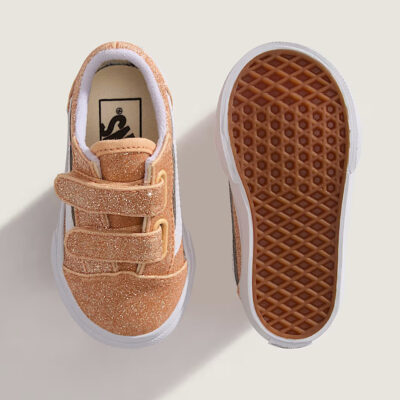 Vans Old Skool V Glitter Βρεφικά Παπούτσια