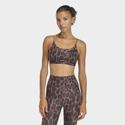 adidas Optime Essentials Workout με Leopard Print Bra (KA6343)