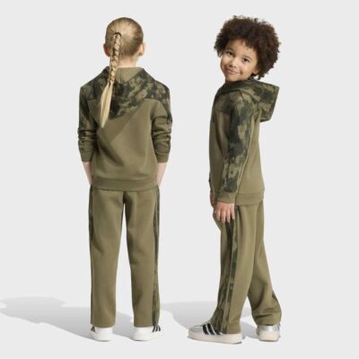 adidas Seasonal Essentials Little Kids Camo Fleece Jogger Παιδικό Σετ