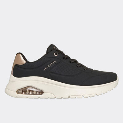 Skechers Uno Flex Echo Air Γυναικεία Παπούτσια (177799-BLK)