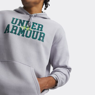 Under Armour Rival Fleece Camo Ανδρική Μπλούζα με Κουκούλα