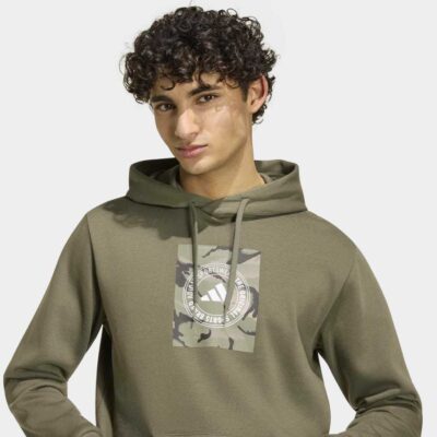 adidas Sportswear Camo Box Αντρικό Φούτερ με κουκούλα