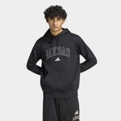 adidas Collegiate Script Graphic Αντρικό Φούτερ με κουκούλα (KC7187)