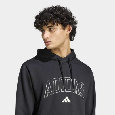 adidas Collegiate Script Graphic Αντρικό Φούτερ με κουκούλα