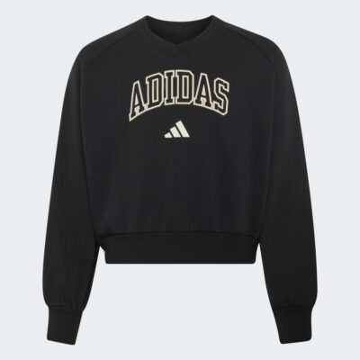 adidas Seasonals Collegiate Typography V-neck Junior Girls Sweatshirt Παιδικό Φούτερ (KS5134)