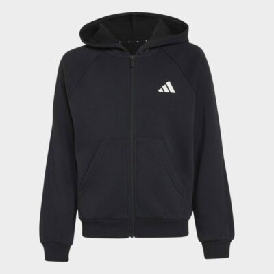 adidas Παιδικό hoodie Seasonals Seasonals Collegiate Typography με φερμουάρ σε όλο το μήκος (KS5138)