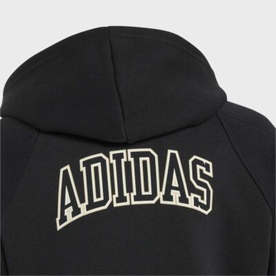 adidas Παιδικό hoodie Seasonals Seasonals Collegiate Typography με φερμουάρ σε όλο το μήκος