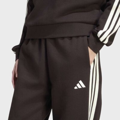adidas Essentials Fleece 3-Stripes Loose Fit Γυναικείο Παντελόνι Φόρμας