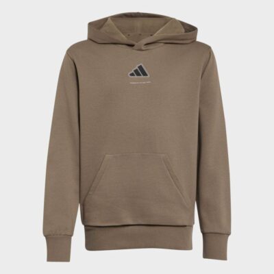 adidas Slogan Fleece Παιδικό Φούτερ με Κουκούλα (KX2477)