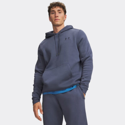 Under Armour Icon Fleece Hoodie Ανδρικό Φούτερ με Κουκούλα (1373880-044)