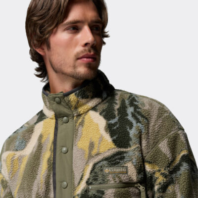 Columbia Helvetia™ II Printed Half Snap Fleece Ανδρική Ζακέτα