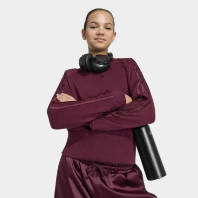 adidas Junior Girl Satin Παιδικό Φούτερ