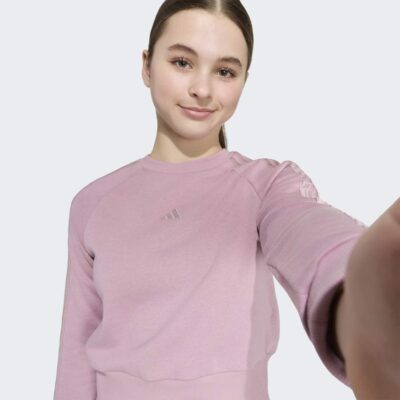 adidas Junior Girl Satin Παιδικό Φούτερ
