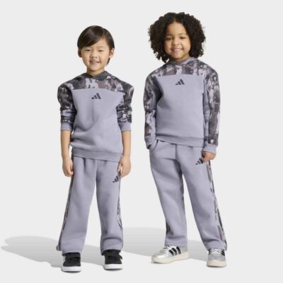 adidas Seasonal Essentials Little Camo Fleece Jogger Παιδικό Σετ