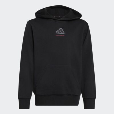 adidas Slogan Fleece Παιδικό Φούτερ με Κουκούλα (KX2475)