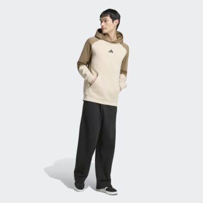 adidas Essentials Colorblock Αντρικό Φούτερ με κουκούλα