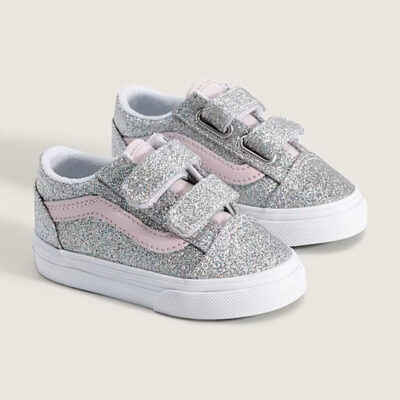 Vans Old Skool V Glitter Βρεφικά Παπούτσια