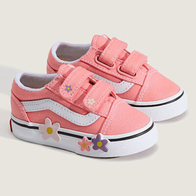 Vans Old Skool V Flower Βρεφικά Παπούτσια