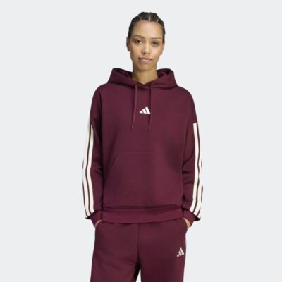 adidas Essentials 3-Stripes Γυναικείο Φούτερ με κουκούλα (KX0791)
