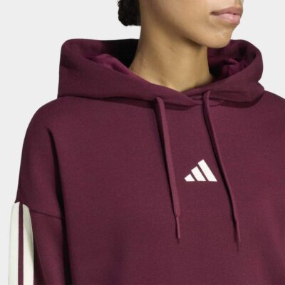 adidas Essentials 3-Stripes Γυναικείο Φούτερ με κουκούλα