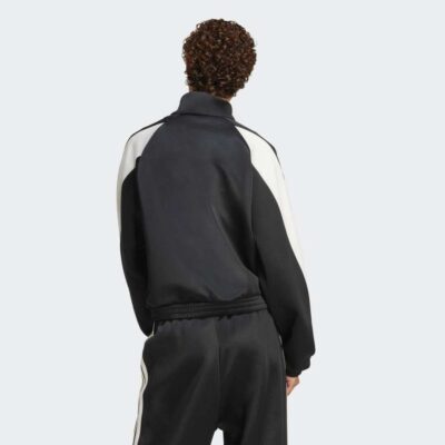adidas 3-Stripes Stadium Full-Zip Γυναικεία ΖακέταModel_Back View_grey