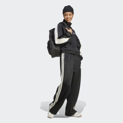adidas 3-Stripes Stadium Full-Zip Γυναικεία ΖακέταModel_Walking View_grey