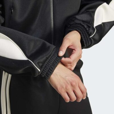 adidas 3-Stripes Stadium Full-Zip Γυναικεία ΖακέταModel_Detail View 1_grey