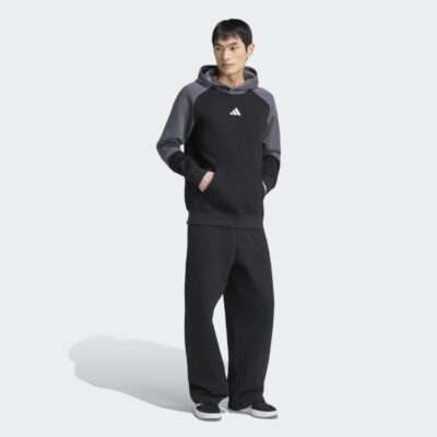 adidas Essentials Colorblock Αντρικό Φούτερ με κουκούλα